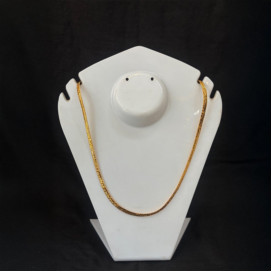 Silver Evil Eye Blue Bead Minimal Anklet