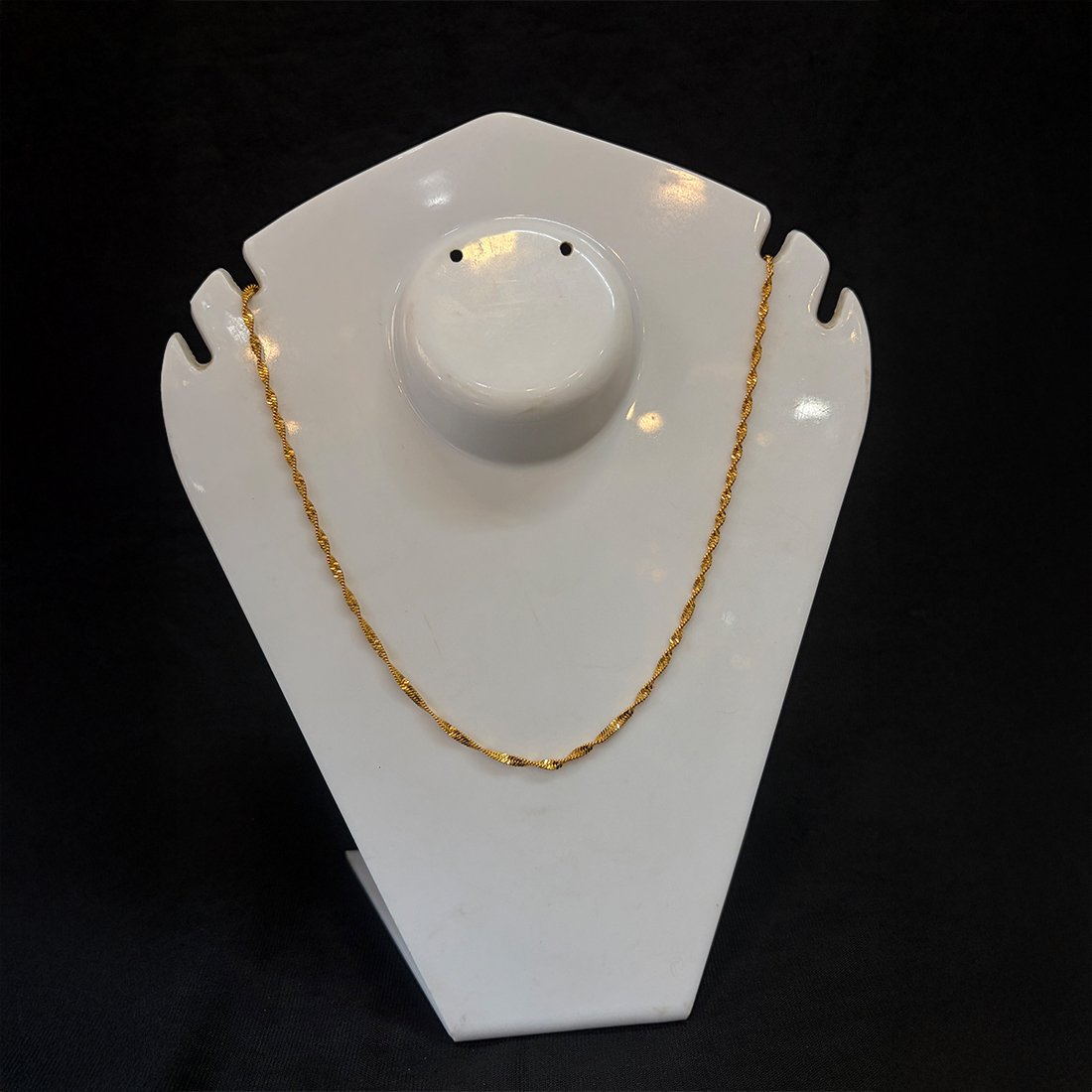 Light Blue Buds Evil Eye Silver Anklet