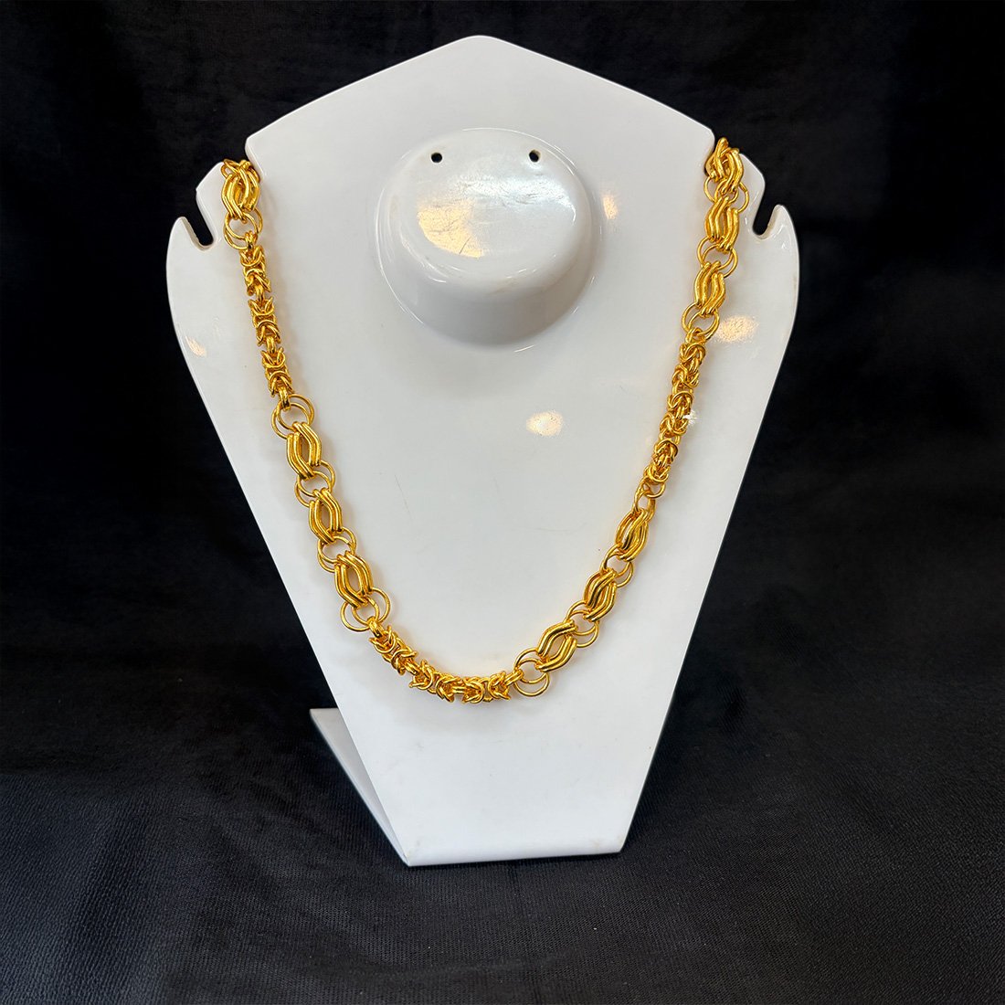 Silver Evil Eye Blue Bead Minimal Anklet