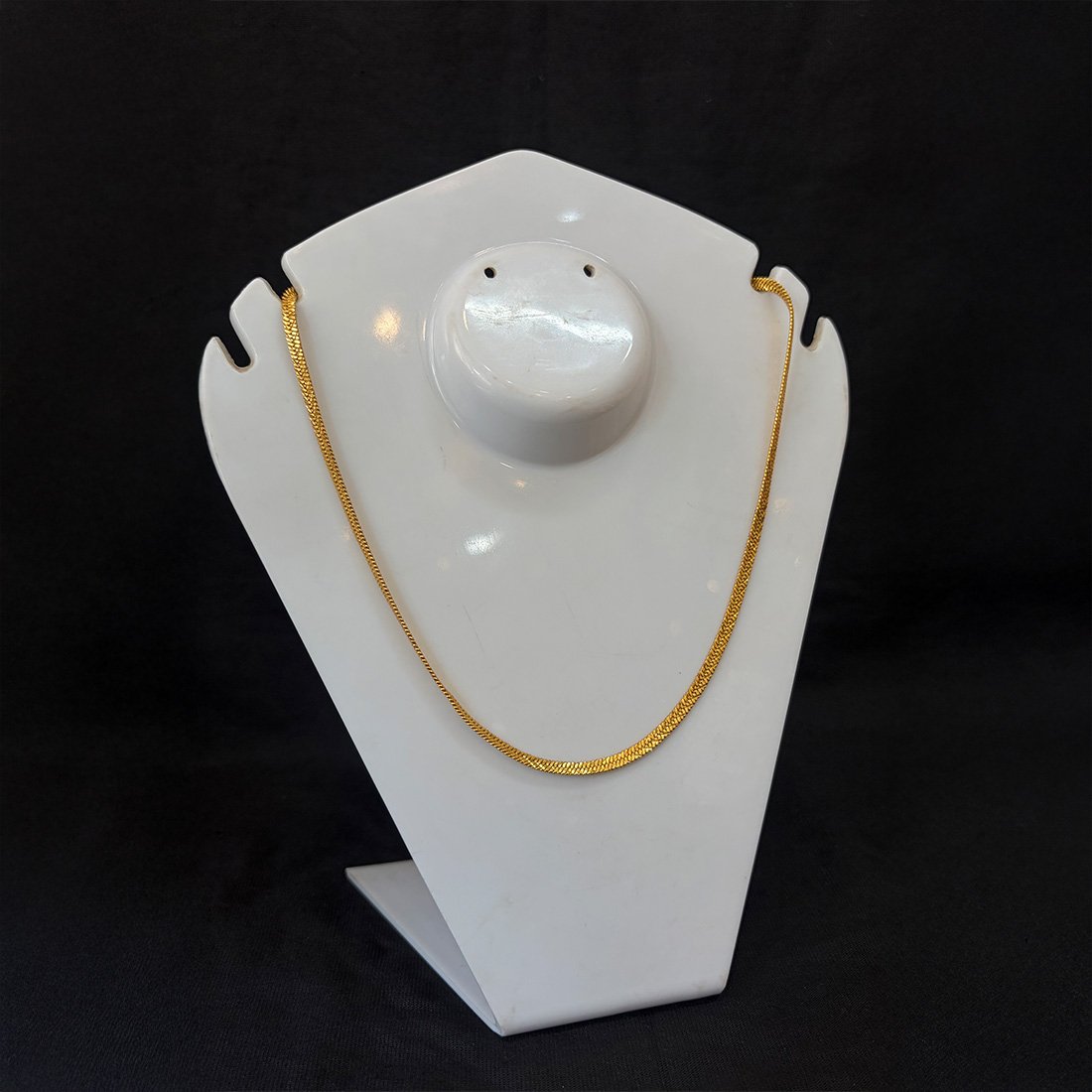 Silver Floral Charm Anklet Delicate