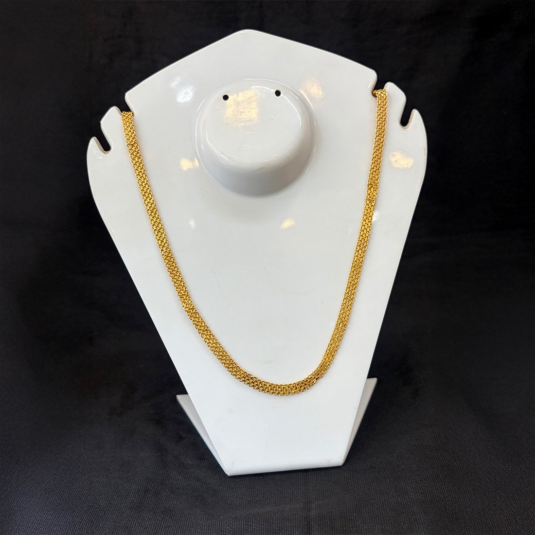 Light Blue Buds Evil Eye Silver Anklet