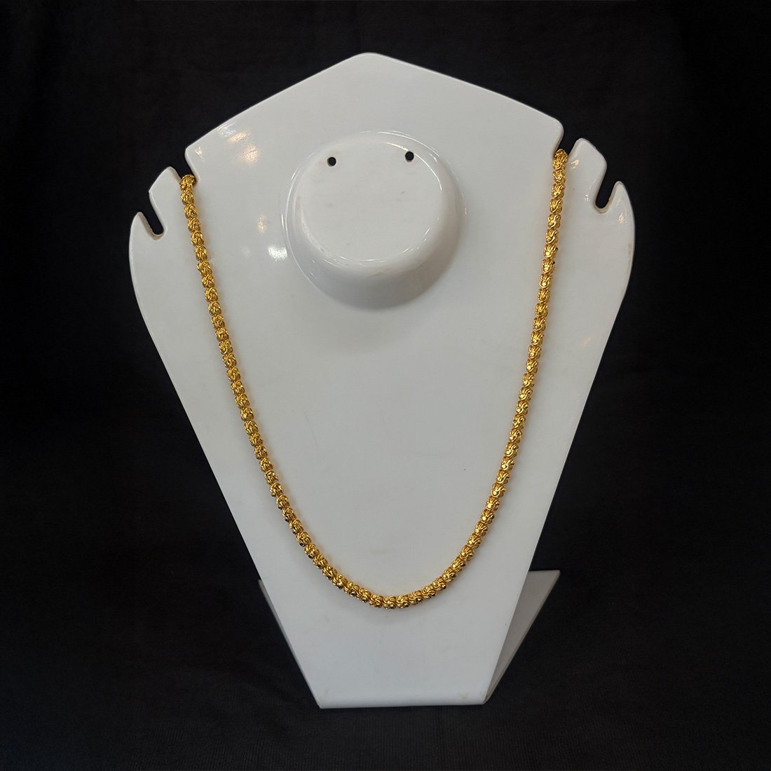 Silver Evil Eye Blue Bead Minimal Anklet