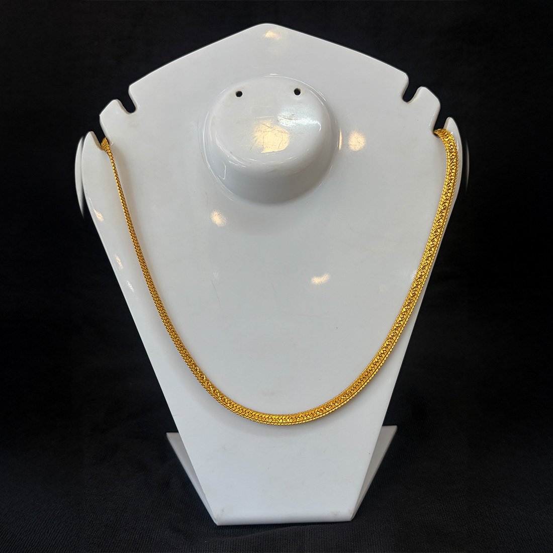 Silver Floral Charm Anklet Delicate