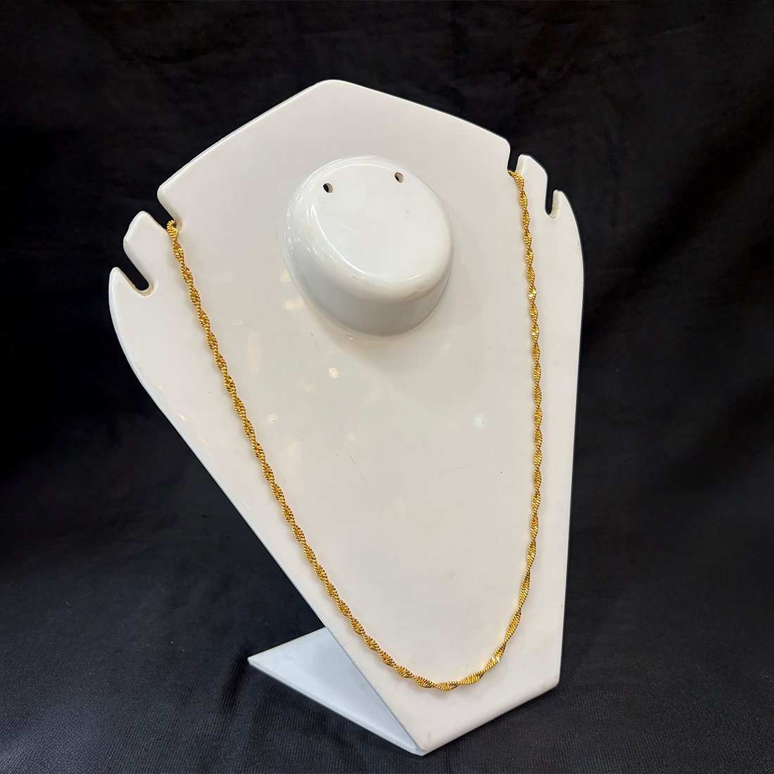 Silver Floral Charm Anklet Delicate