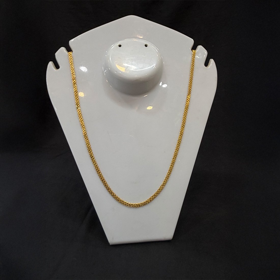 Silver Evil Eye Blue Bead Minimal Anklet