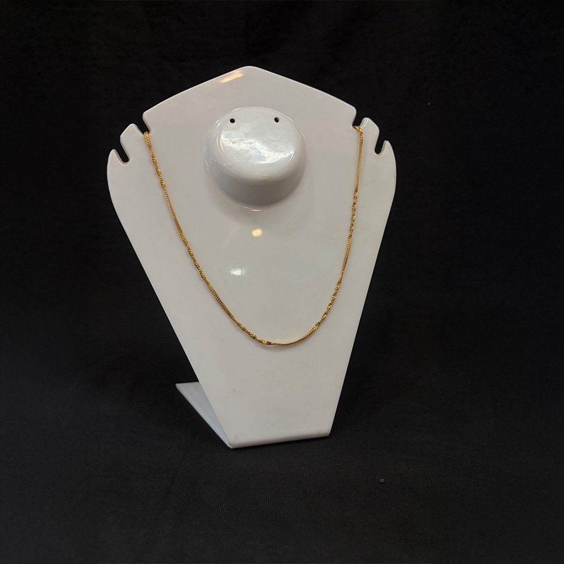 Silver Floral Charm Anklet Delicate