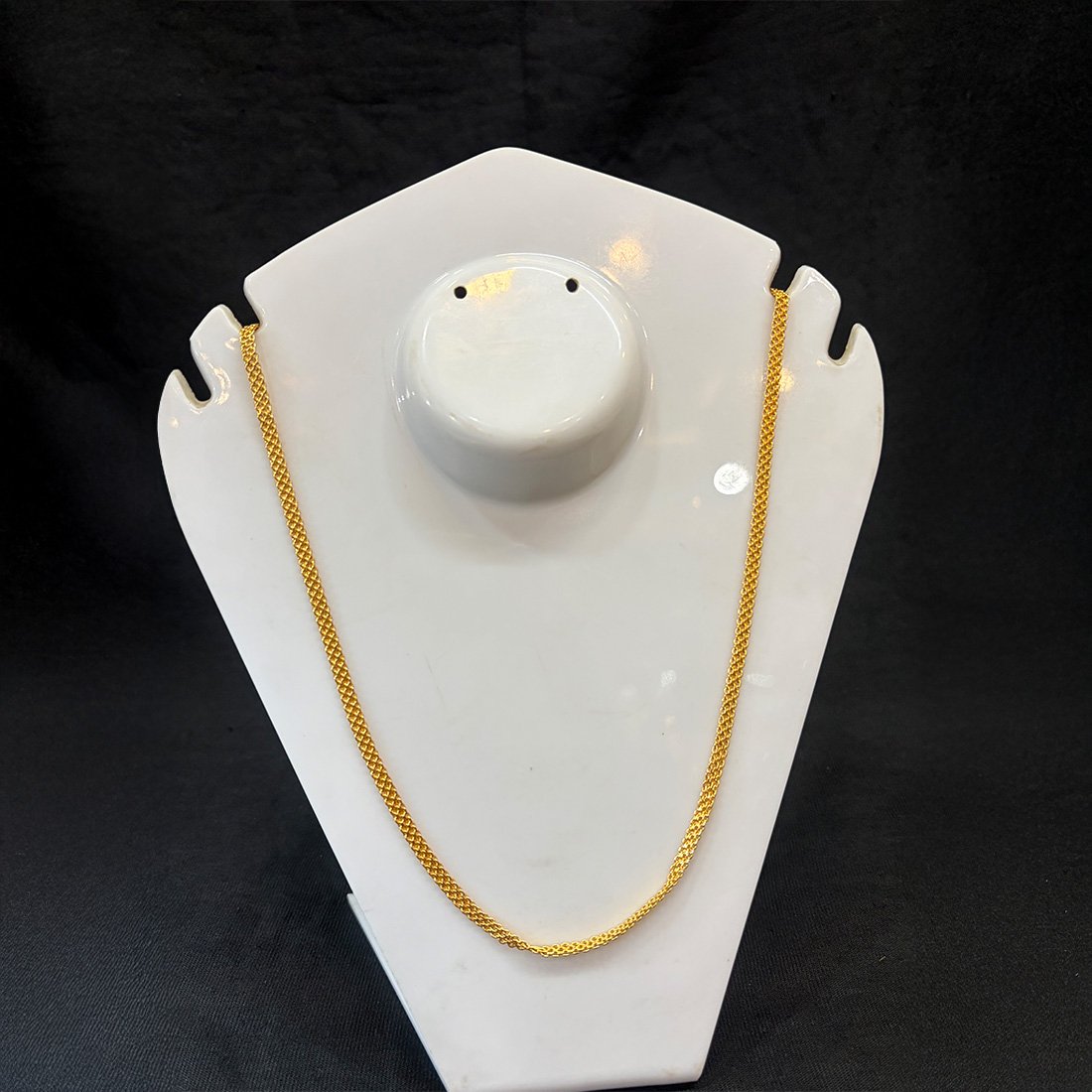 Light Blue Buds Evil Eye Silver Anklet