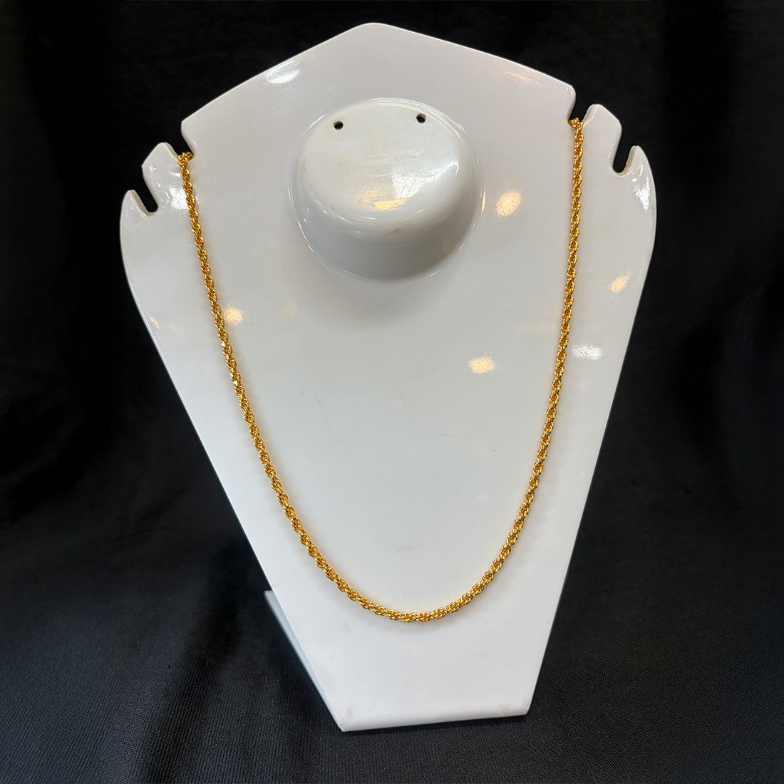 Silver Floral Charm Anklet Delicate