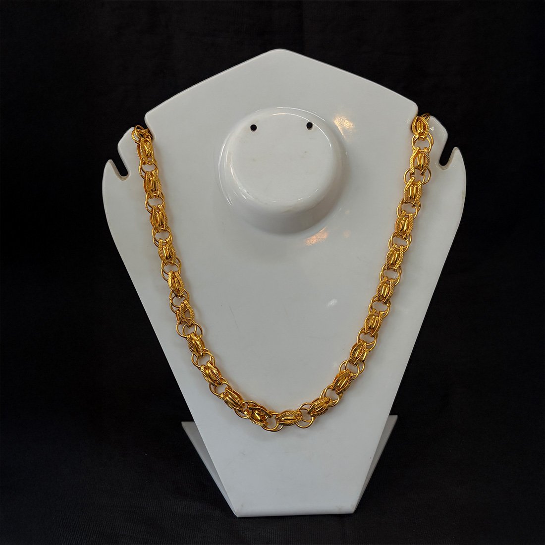 Silver Floral Charm Anklet Delicate