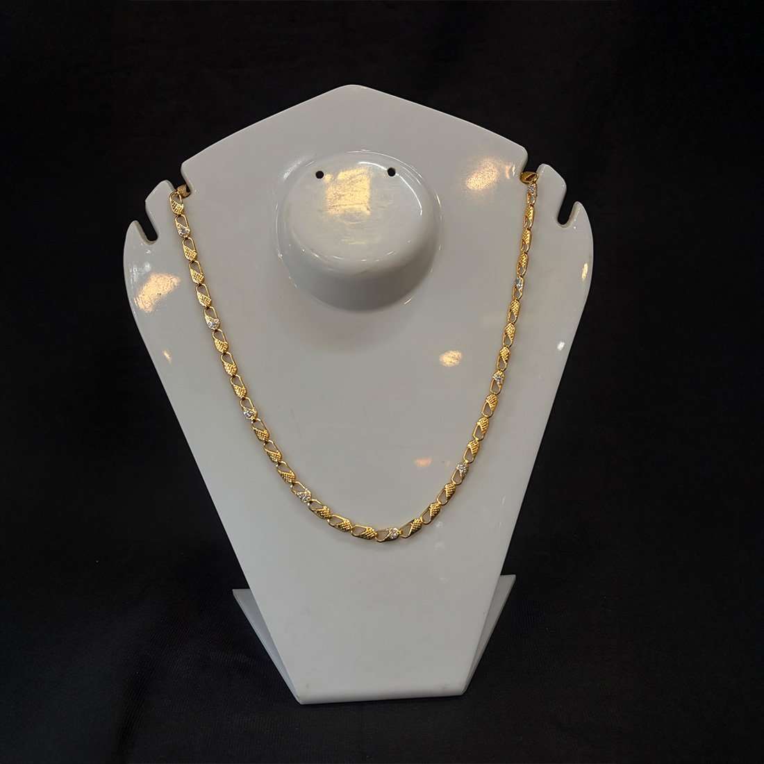 Light Blue Buds Evil Eye Silver Anklet