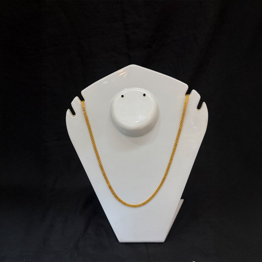 Light Blue Buds Evil Eye Silver Anklet