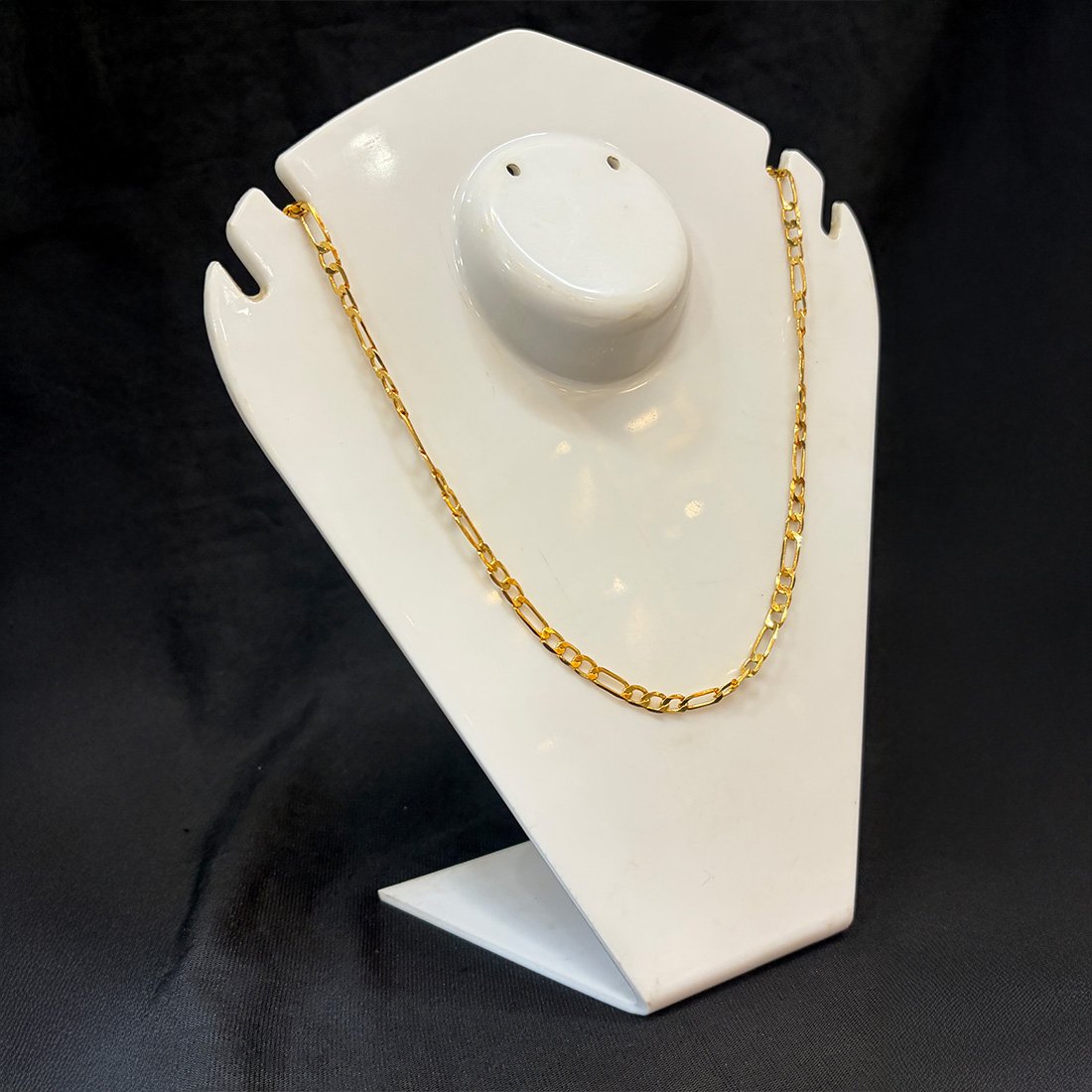 Silver Evil Eye Blue Bead Minimal Anklet