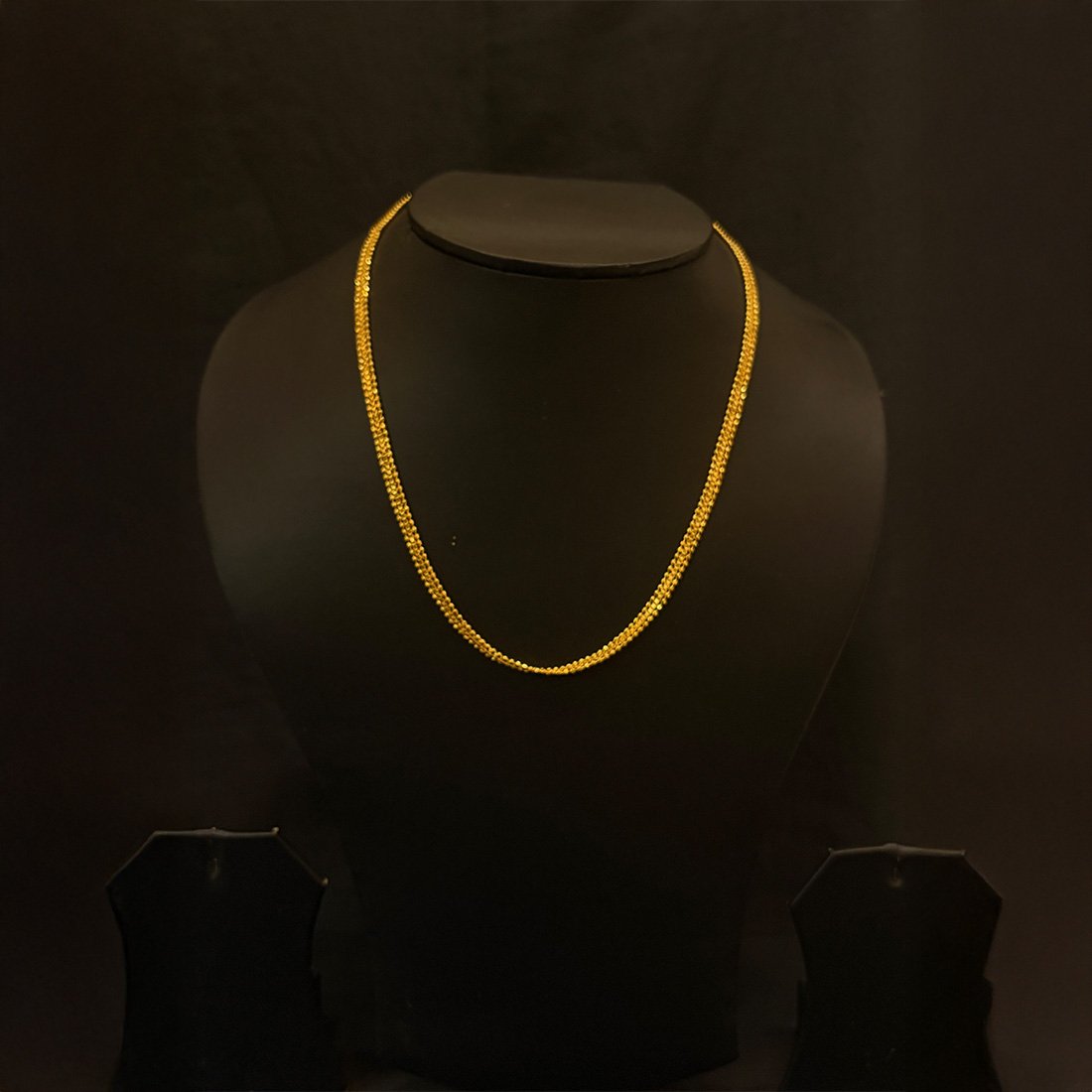 Silver Evil Eye Blue Bead Minimal Anklet