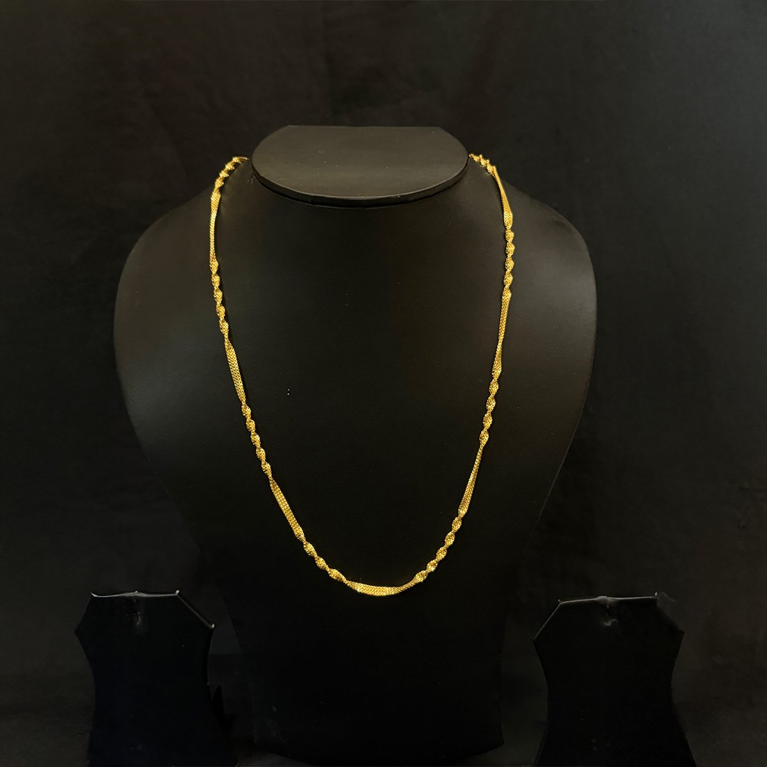 Silver Floral Charm Anklet Delicate