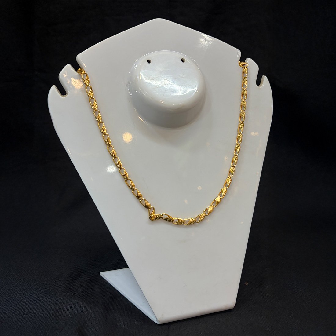 Light Blue Buds Evil Eye Silver Anklet