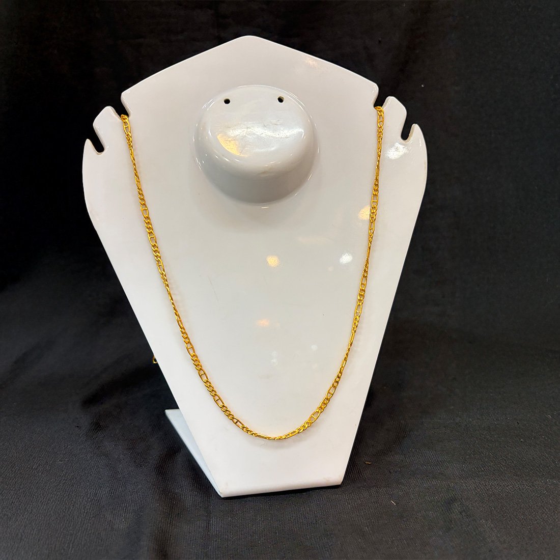 Silver Floral Charm Anklet Delicate