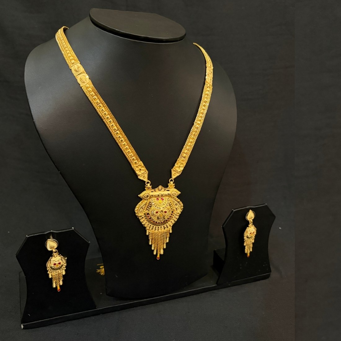 Pink Buds Evil Eye Silver Anklet