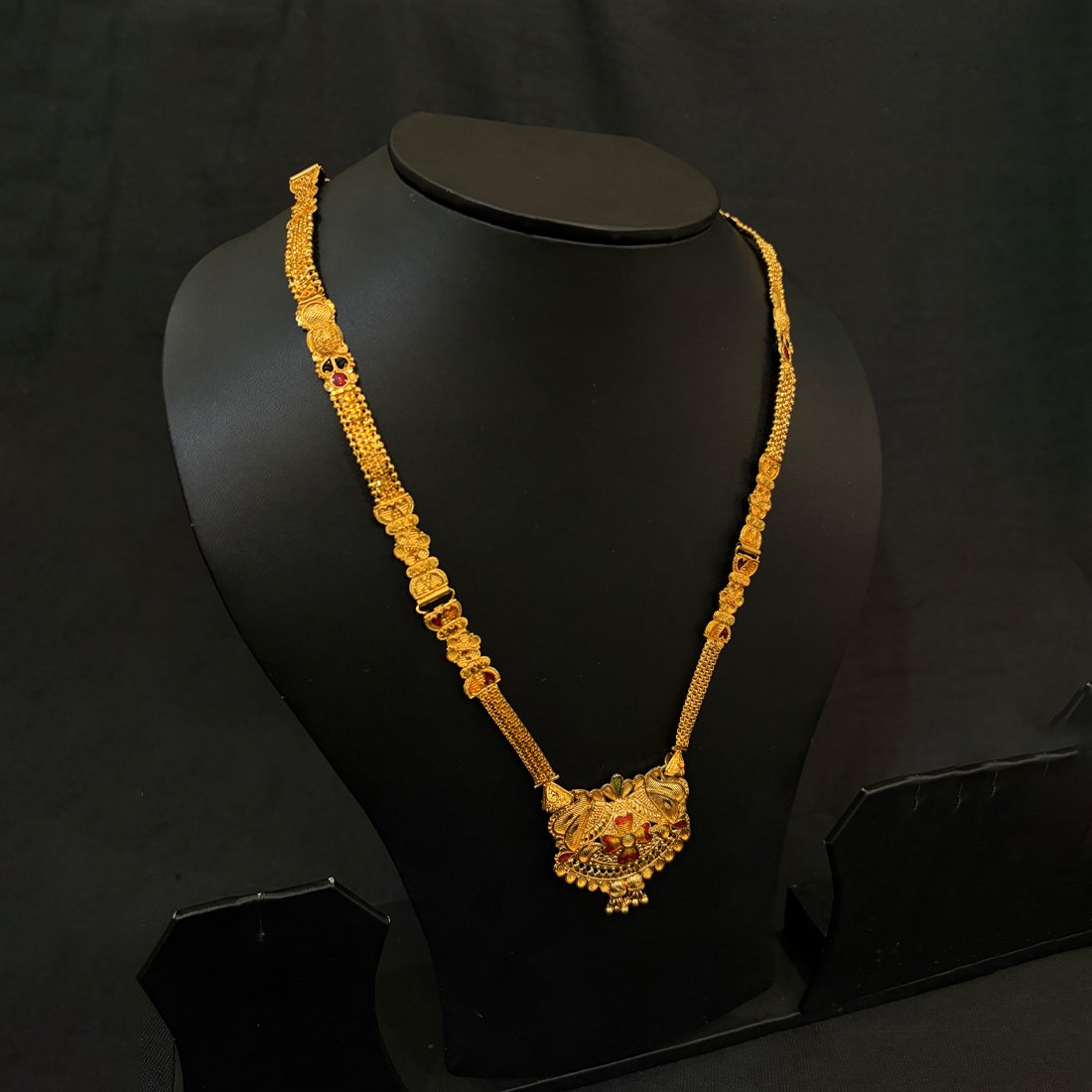 Pink Buds Evil Eye Silver Anklet