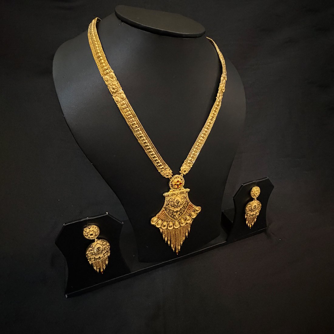 Pink Buds Evil Eye Silver Anklet