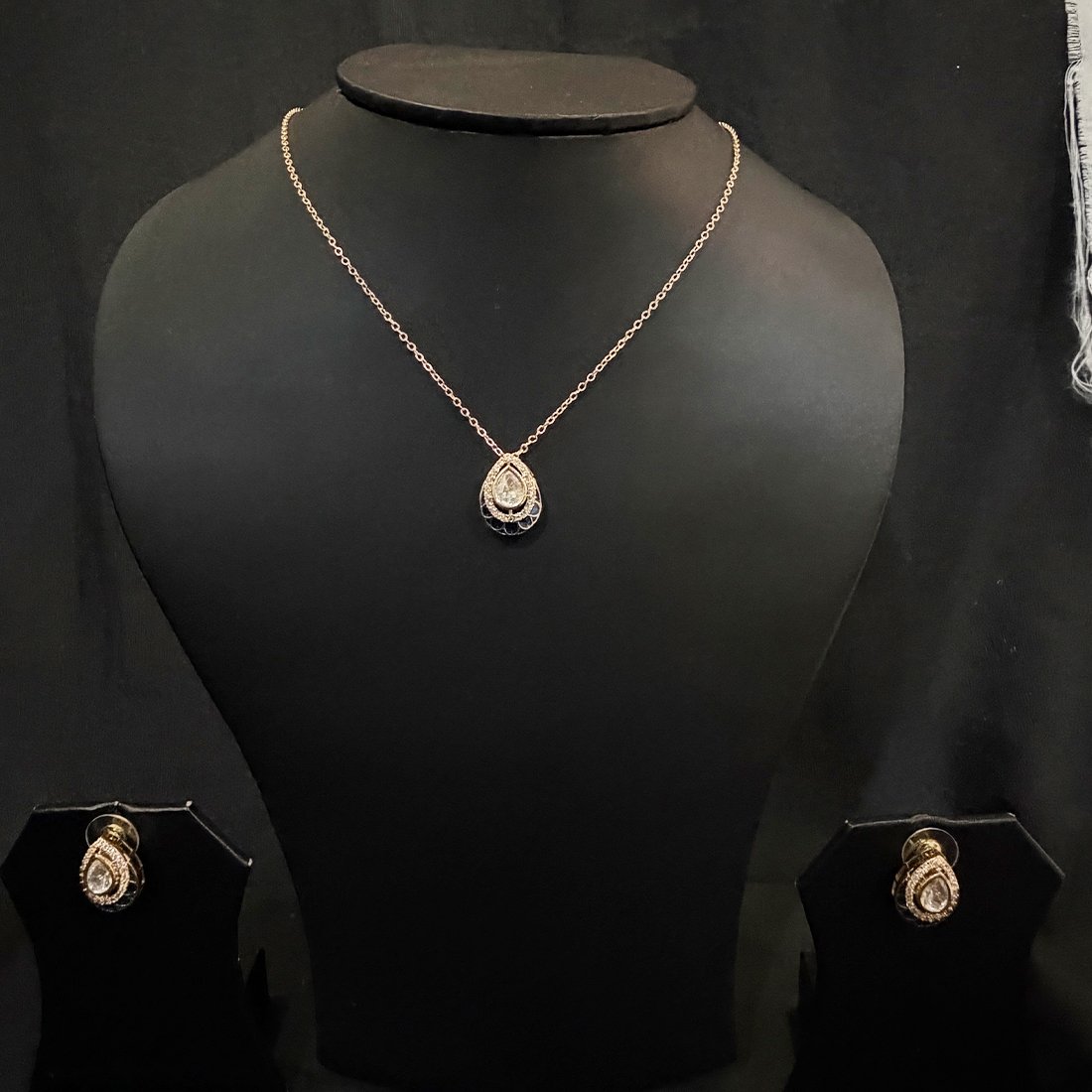 Silver Floral Charm Anklet Delicate